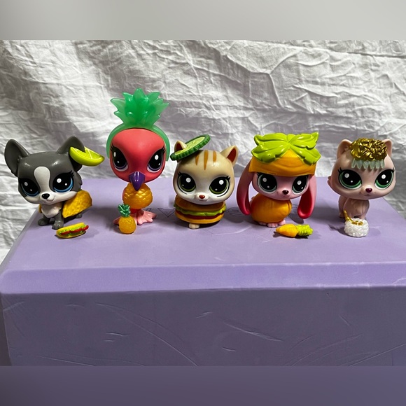 LPS Foody Pets! - Lot of 10 - Picture 2 of 6